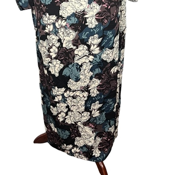 WALTER BAKER FLORAL PUFF SLEEVE KENDALL MAXI DRESS IN TULIP CRUSH NWT SIZE M - Picture 10 of 15